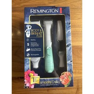 Remington Women's Bikini & Body Wet/Dry Trimmer Shaver Shaper Exfoliator NEW